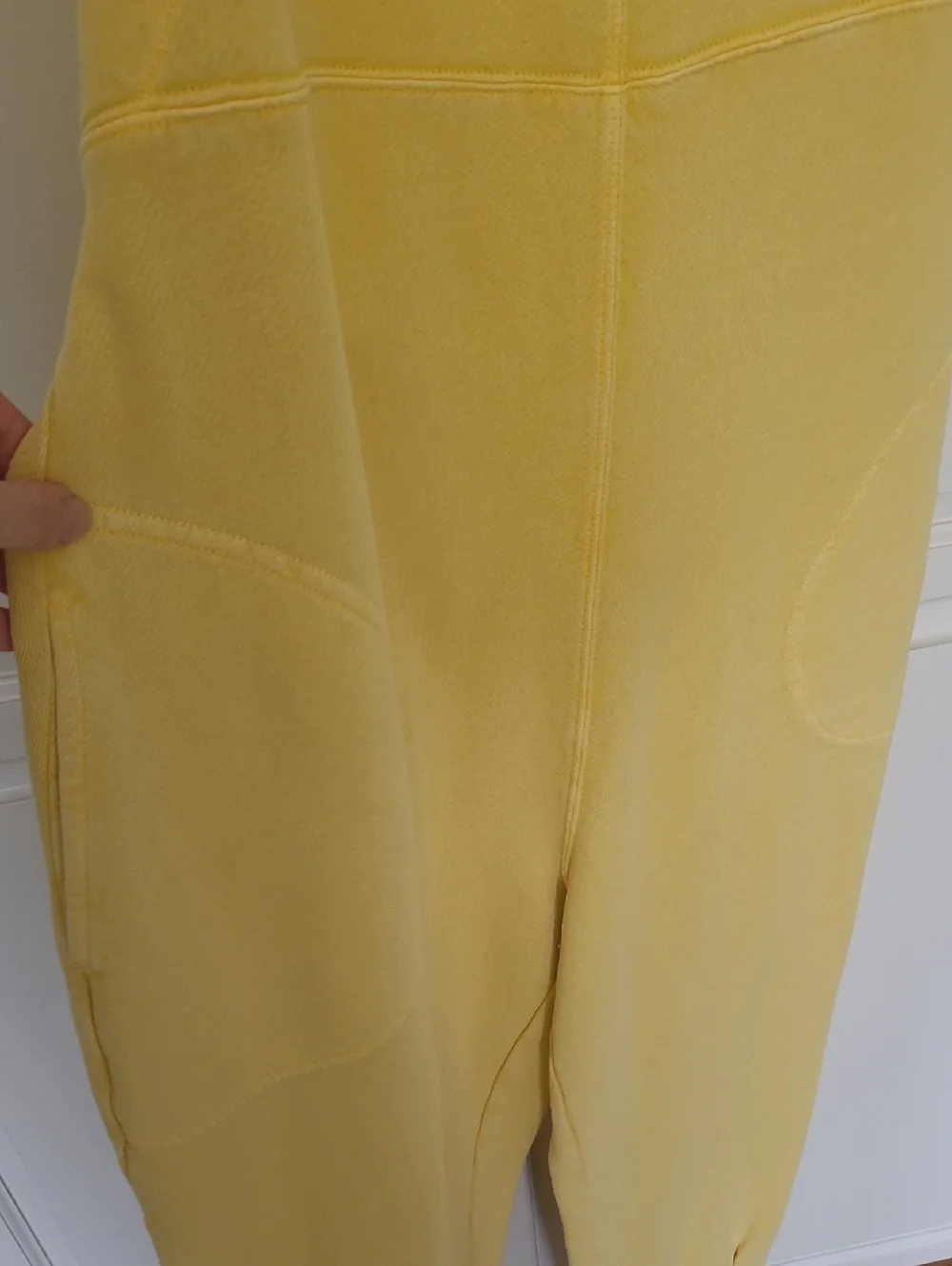 Free People Intimately Tie Back Sleeveless Yellow Jumpsuit 100% Cotton - Picture 5 of 11